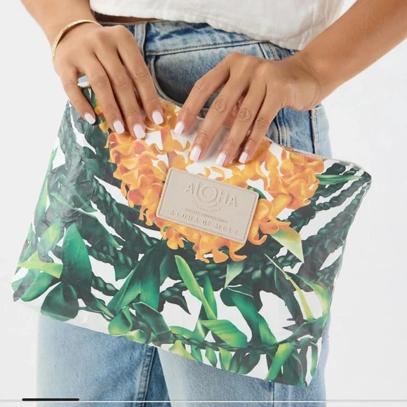 ALOHA Collection by Aloha De Mele Mei Day Mid Clutch/Pouch (NWT) - Picture 2 of 13